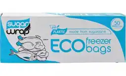 healthylife Sugarwrap Eco Freezer Bags Made from Sugarcane Medium offer