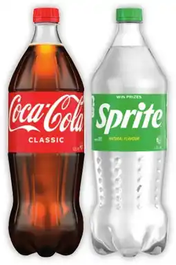 IGA Coca‑Cola or Sprite 1.25 Litre Selected Varieties offer