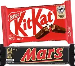 IGA Nestlé Medium Bars 42g or Mars Medium Bars 50‑53g Selected Varieties offer