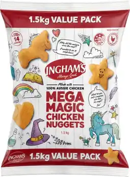 IGA Ingham’s Mega Magic Chicken Nuggets Value Pack offer