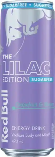 IGA NEW Red Bull The Lilac Edition Sugar Free Energy Drink offer