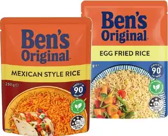 IGA Ben’s Original Flavoured Rice Selected Varieties offer