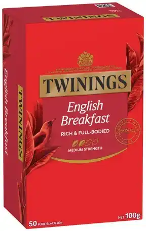 IGA Twinings Tea Bags 40‑50 Pack Selected Varieties offer