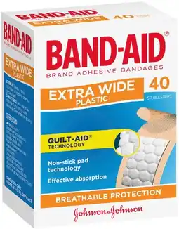 IGA Band‑Aid Extra Wide Plastic Strips offer