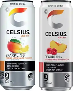 IGA Celsius Sparkling Energy Drink Selected Varieties offer