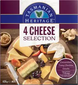 IGA Tasmanian Heritage 4 Cheese Selection offer