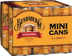 IGA Bundaberg Mini Cans Selected Varieties offer