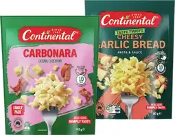 IGA Continental Pasta & Sauce 145g or Taste Twists Pasta & Sauce 80g Selected Varieties offer