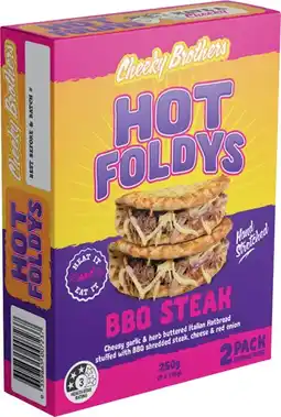 IGA Cheeky Brothers Hot Foldys Selected Varieties offer