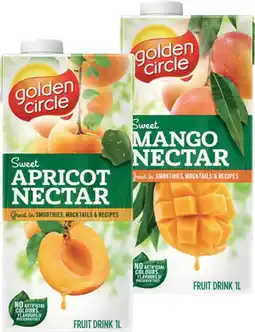 IGA Golden Circle Nectar Fruit Drink Selected Varieties offer