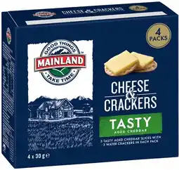 IGA Mainland On The Go Tasty Cheese & Cracker offer