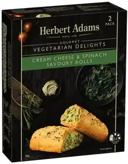 IGA Herbert Adams Gourmet Cream Cheese & Spinach Rolls offer