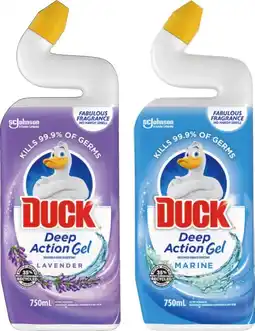 IGA Duck Deep Action Gel Toilet Cleaner Selected Varieties offer