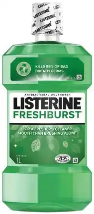 IGA Listerine Mouthwash Fresher & Cleaner Selected Varieties offer