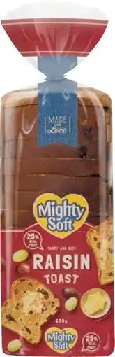 IGA Mighty Soft Raisin Toast offer