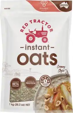 IGA Red Tractor Instant Oats or Rolled Oats 1kg offer
