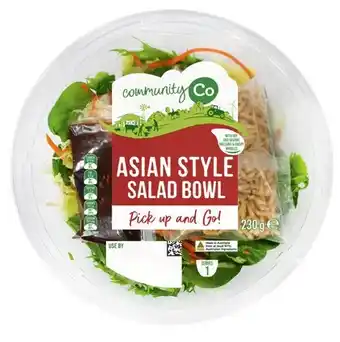 IGA Community Co Asian Style Salad Bowl offer