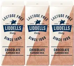 IGA Liddells Chocolate Flavoured Long Life Milk Selected Varieties offer