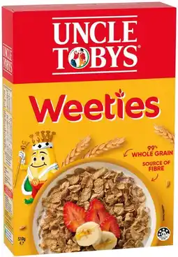 IGA Uncle Tobys Vita Weeties offer