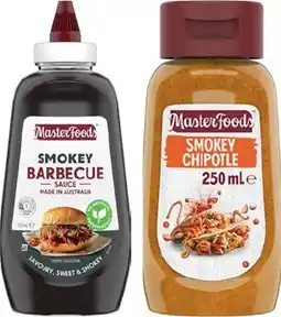 IGA MasterFoods No Rules Sauce 250ml, Tomoato or Barbecue Sauce 500mL Selected Varieties offer