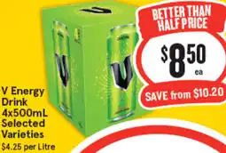 IGA V Energy Drink offer