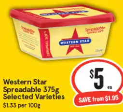 IGA Western Star Spreadable offer