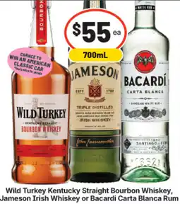 IGA Wild Turkey Kentucky Straight Bourbon Whiskey offer