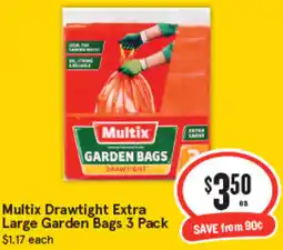IGA Multix Drawtight Extra Large Garden Bags offer