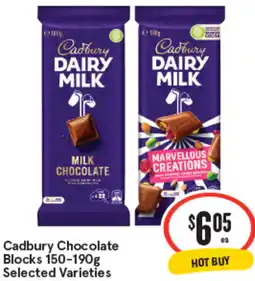 IGA Cadbury Chocolate Blocks offer