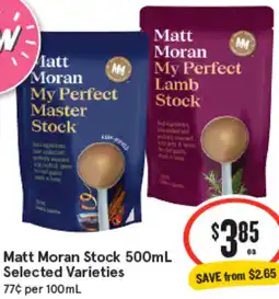 IGA Matt Moran Stock offer