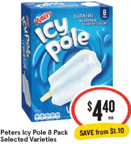 IGA Peters Icy Pole offer