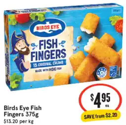 IGA Birds Eye Fish Fingers offer