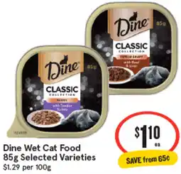 IGA Dine Wet Cat Food offer