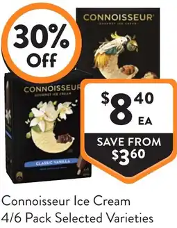 Foodworks Connoisseur Ice Cream offer