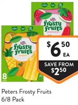 Foodworks Peters Frosty Fruits offer