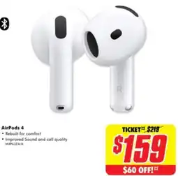 The Good Guys AirPods 4 offer