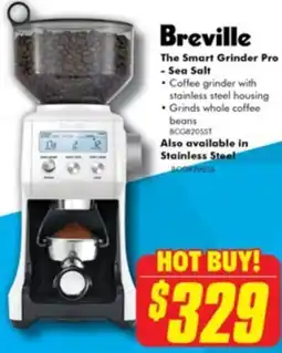The Good Guys Breville The Smart Grinder Pro Sea Salt offer