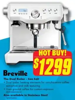 The Good Guys Breville The Dual Boiler Sea Salt offer