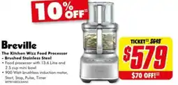 The Good Guys Breville The Kitchen Wizz Food Processor Brushed Stainless Steel offer