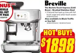 The Good Guys Breville The Barista Touch Impress Cold Brew Brushed Stainless Steel offer