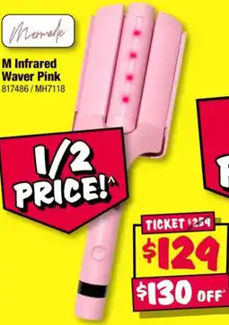 JB Hi-Fi M Infrared Waver Pink offer