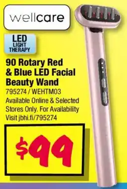 JB Hi-Fi 90 rotary red & blue led facial beauty wand offer