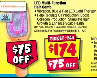 JB Hi-Fi Led multi function hair comb offer