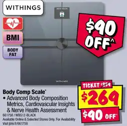 JB Hi-Fi Body Comp Scale offer