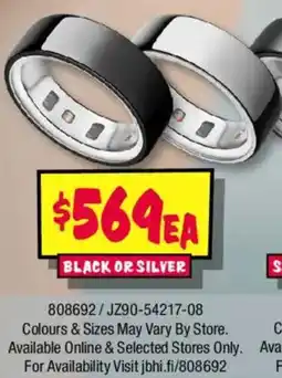 JB Hi-Fi Black or silver offer