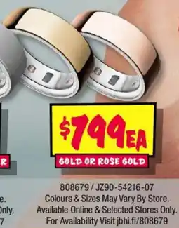 JB Hi-Fi Gold or rose gold offer