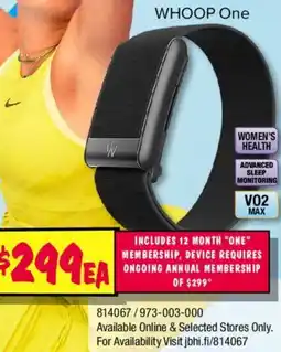 JB Hi-Fi Whoop one offer
