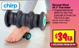 JB Hi-Fi Massage wheel xr 2 foot roller offer