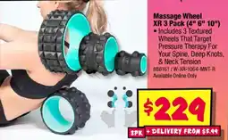 JB Hi-Fi Massage wheel xr 3 pack 4 6 10 offer