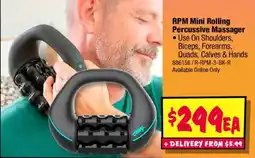 JB Hi-Fi Rpm mini rolling percussive massager offer